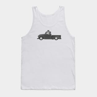 Dog and Car SCHNAUZER Tank Top